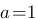 a=1 a=1