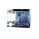 Shield carte SD+ RTC pour aduino uno