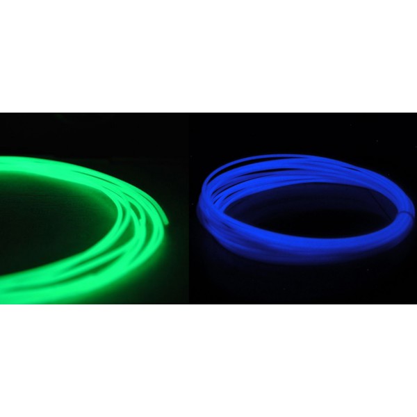 filament PLA phosphorescent 1kg 2 couleurs au choix