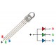 led RGB 5mm 4pins anode commune