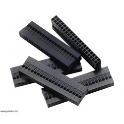 Lot de boîtier de connecteur double rangée 2.54mm