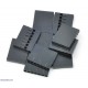 Lot de boitier de connecteur simple rangée 2.54mm