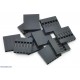 Lot de boitier de connecteur simple rangée 2.54mm