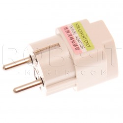 Adaptateur secteur, europe mâle chine femelle