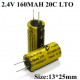 Batterie LTO 2.4V 160 mAH 20C