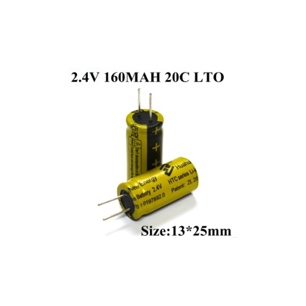 Batterie LTO 2.4V 160 mAH 20C