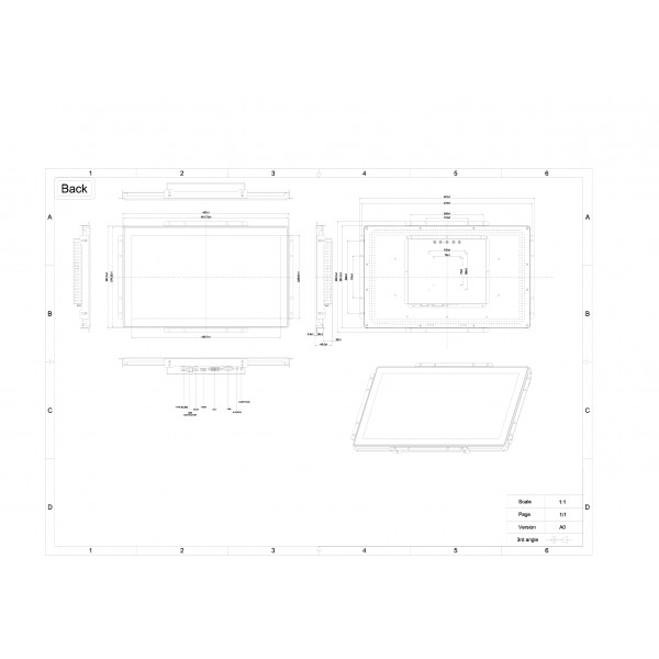 Ecran tactile 18.5inch