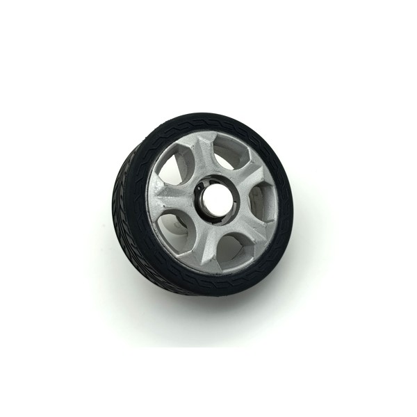 Roue 100 mm avec pneu