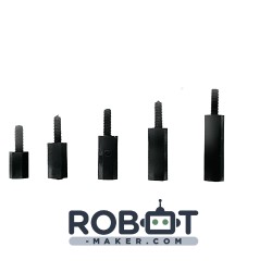 Lot d'entretoise male M2 plastique