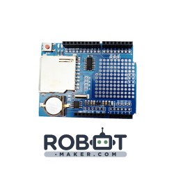 Shield carte SD+ RTC pour aduino uno