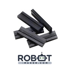 Lot de boîtier de connecteur double rangée 2.54mm