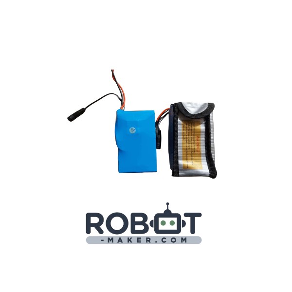 Batterie 6S 2P 25.2V avec son chargeur et son sac ignifuge