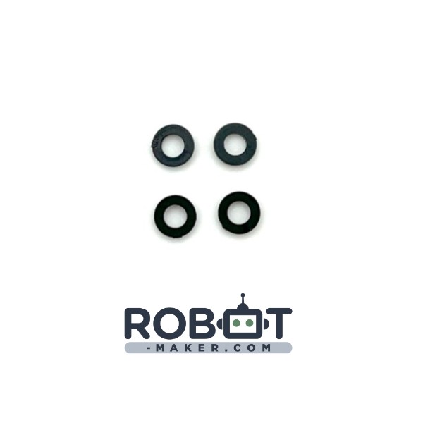 Lot de 4 - rondelles M3 en plastiques