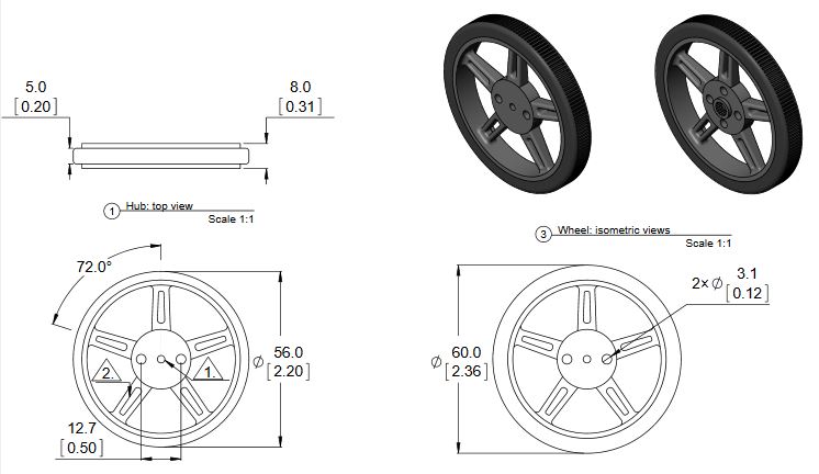 feetech wheel